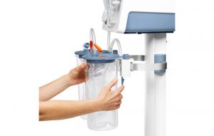Lateral Medical Surgical Airway Suction - Disposable Collection System Easy to Setup Image Locking Clasp