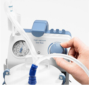 Lateral Medical Surgical Airway Suction - Vario 18 Medela Vacuum Solutions Product Controls Vacuum Regulator